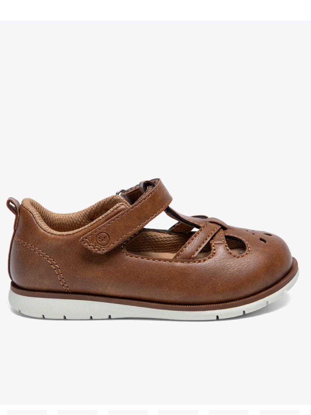 Stride Rite Brown Lacey 3.0 Mary Jane Kids Shoe